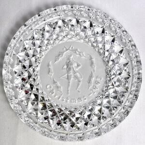 Waterford Crystal Twelve Days of Christmas 1993 "Lords-a-Leaping" Plate Ireland